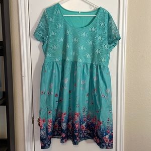 Teal Mini Dress or Tunic